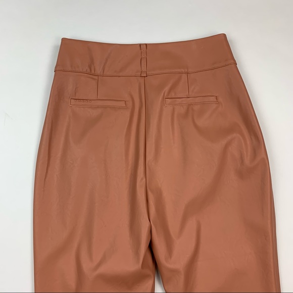 BLANK NYC High Waist Pleated Faux Leather Pants Sz 29 - Picture 5 of 10